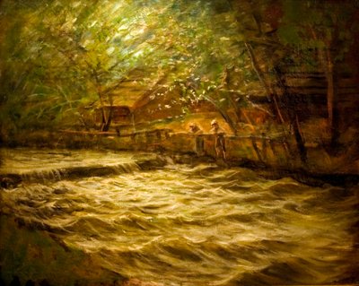 Arroyo bullicioso de Laszlo Mednyanszky
